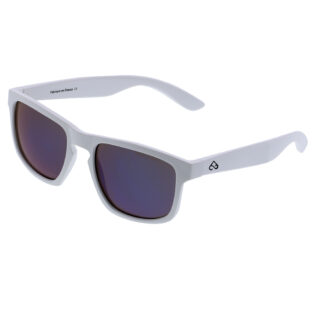 Lunettes de soleil rectangulaire blanche