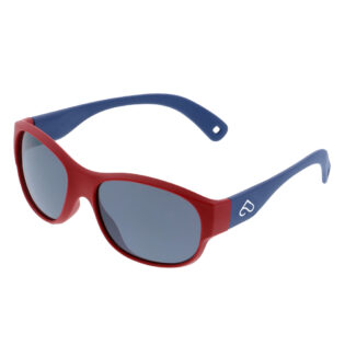 Lunettes de soleil rectangulaires enfant - rouge