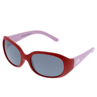Lunettes de soleil rectangulaires enfant - rouge