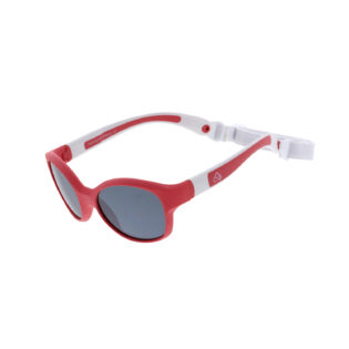 Lunettes de soleil rectangulaires bébé - rouge